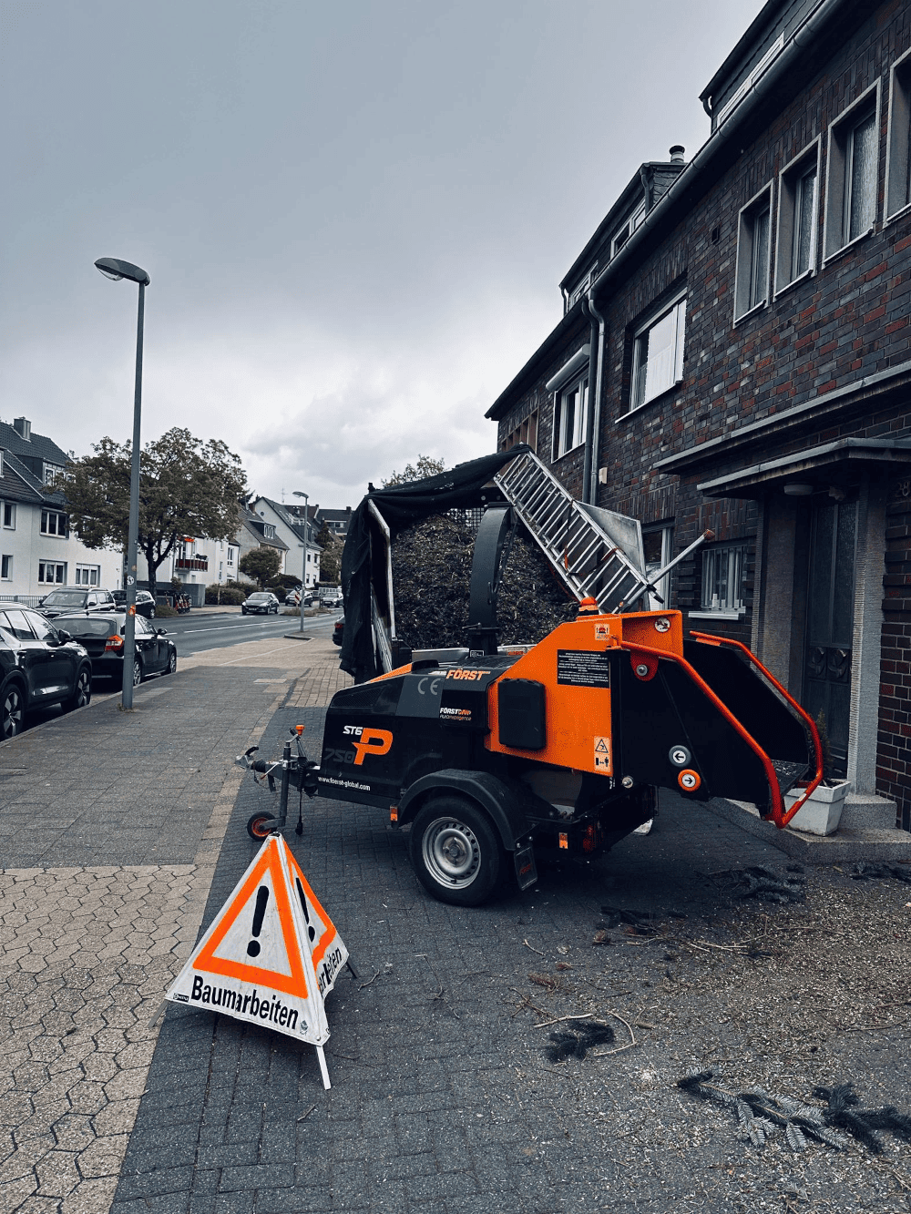 Einsatz an der Straße